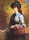 John Everett Millais Canvas Paintings - Sweet Emma Morland